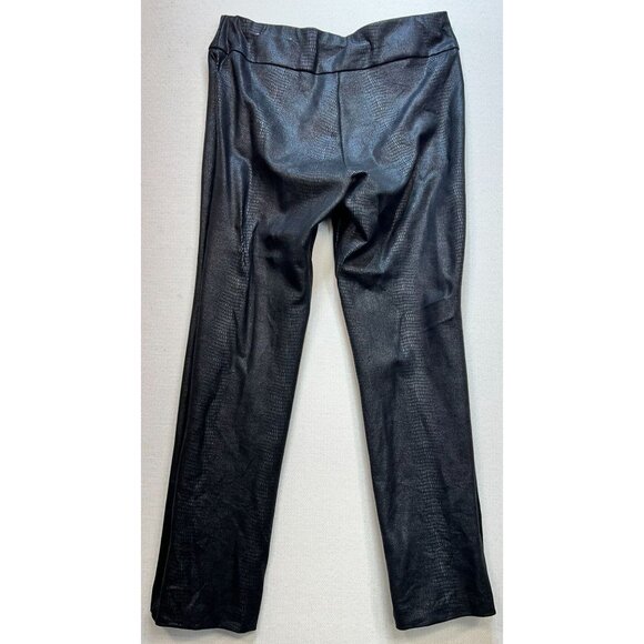 Soft Surroundings Womens Pull On Pants Size Medium Black Stretch Casual - Picture 2 of 11